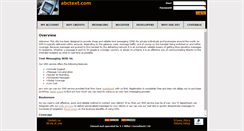 Desktop Screenshot of abctext.com